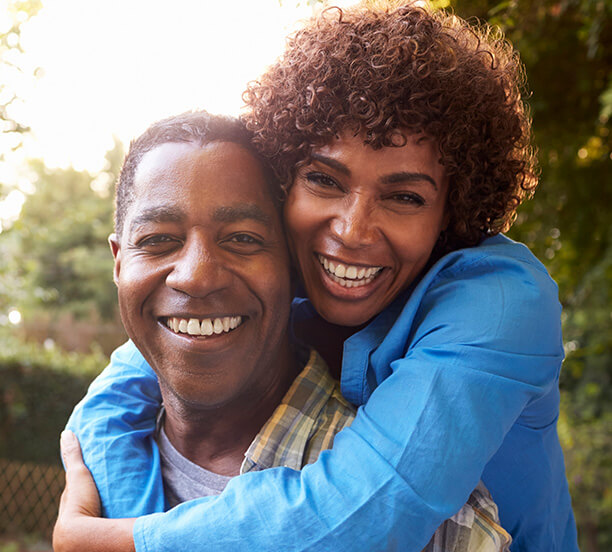 older couple smiling