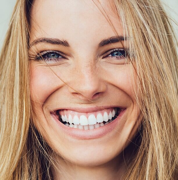 woman smiling