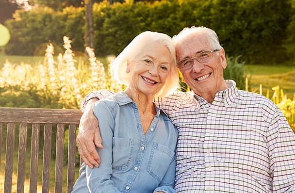 elderly couple